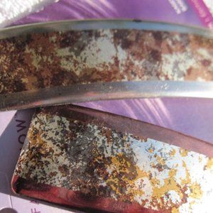 Goody Fashionow Kasey Plastic Metal Hair Barrette Copper Brunette Silver Blonde